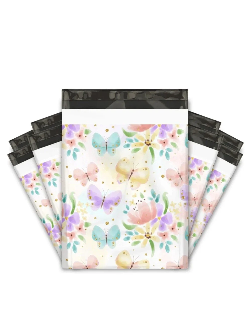 25ct, 10x13 BUTTERFLY POLY MAILERS